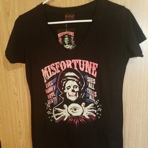 Lowbrow Art Company MISFORTUNE tshirt sz. M